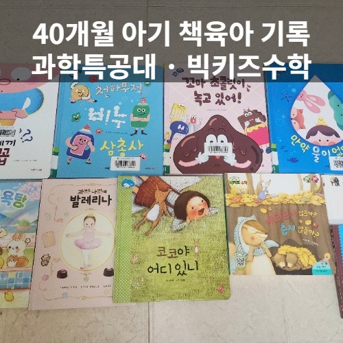 40개월 아기 책육아 | 과학특공대 · 100초목욕탕 · 빅키즈수학 베드타임 독서 후기