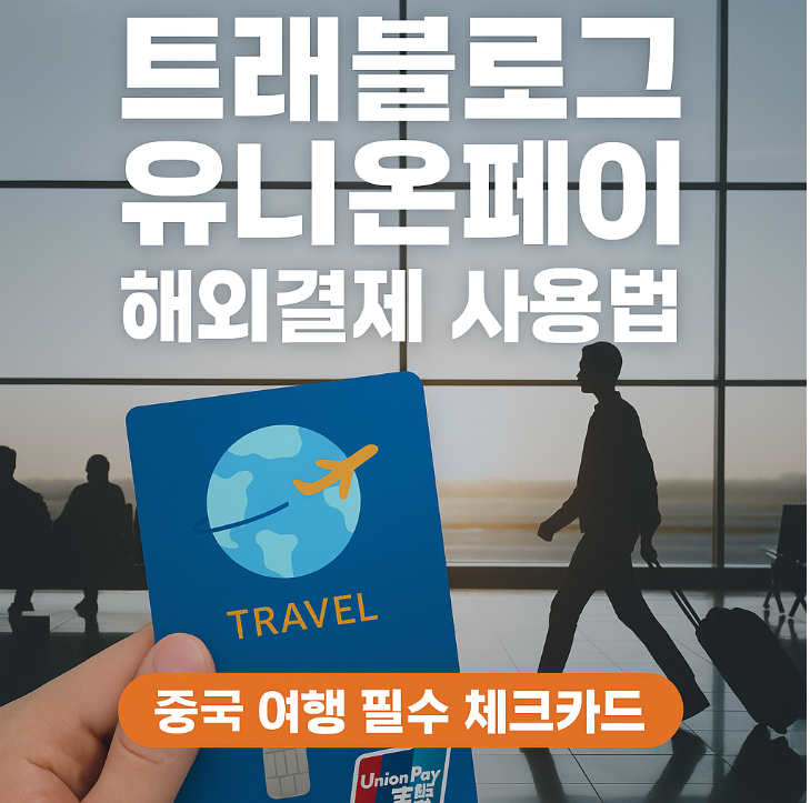  트래블로그 유니온페이 해외결제 사용법｜중국 여행 필수 체크카드