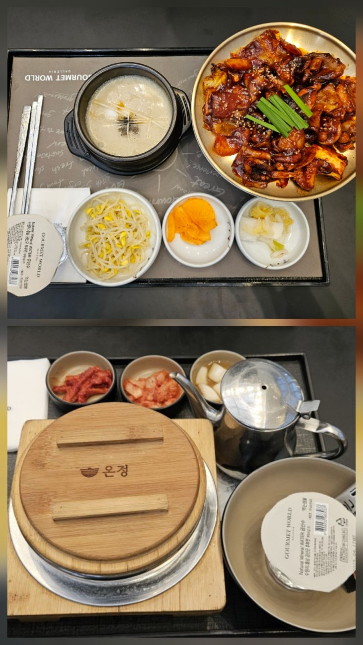  수면내시경 첫 도전! 검진받고 먹은 갤러리아 백화점 봉혜자 주꾸미 직화 & 온정 스테이크 솥밥