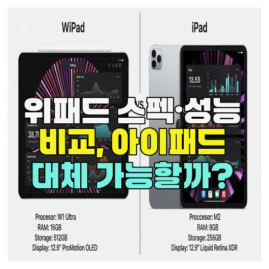  위패드 스펙·성능 비교, 아이패드 대체 가능할까?