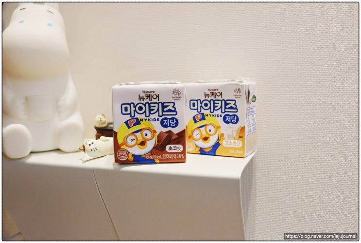  달콤한 저당 간식 추천 뉴케어 마이키즈 뽀로로음료