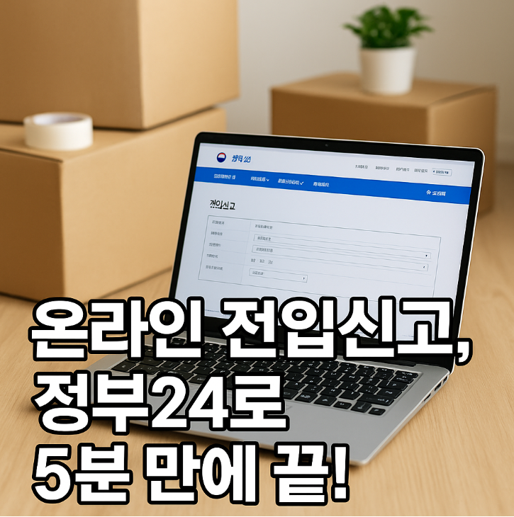  온라인 전입신고 방법 정부24｜이사 후 14일 이내 꼭 해야 하는 이유