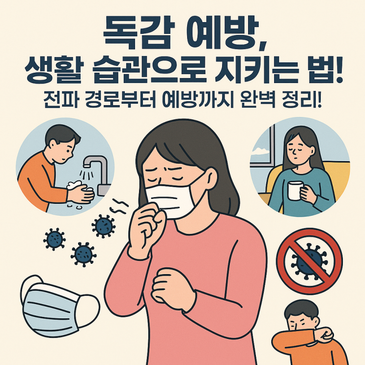  독감의 전파 경로와 감염 예방을 위한 생활 습관