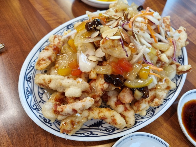  수유역 두툼한 탕수육 맛집 신오구반점