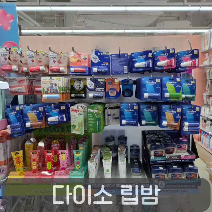  겨울 필수품 다이소 립밤 종류, 가격 및 품번