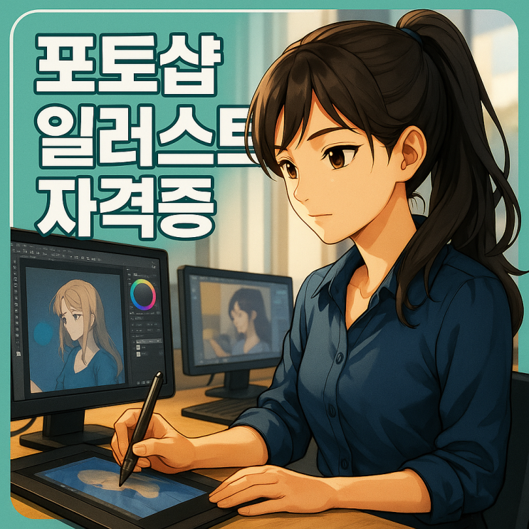  포토샵 일러스트 자격증｜GTQ, ACP 완벽 대비 + 학원 내 시험 응시까지 한 번에