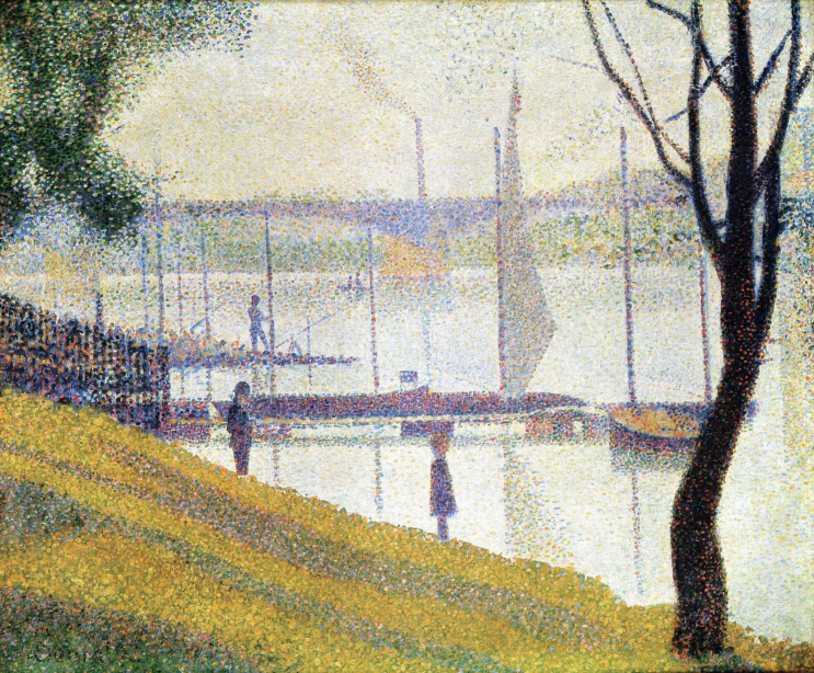   조르주 쇠라 《그랑자트 섬의 일요일 오후 (A Sunday Afternoon on the Island of La Grande Jatte, 1884–1886)》