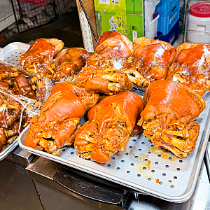 서울 신당 중앙시장 맛집 자매강황왕족발 포장후 원꿈돌이막걸리 페어링