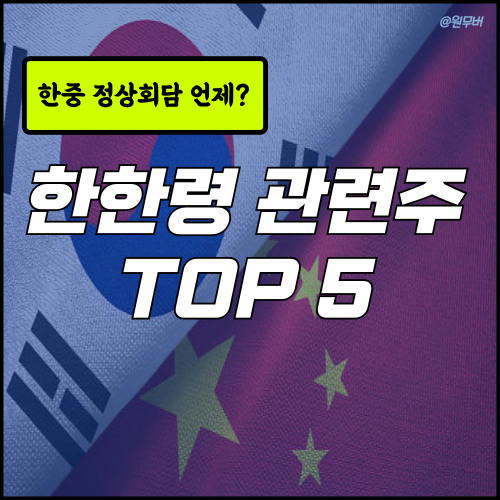 <b>한중 정상회담</b> 앞두고 급등한 한한령 관련주 TOP 5