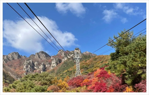 대둔산 케이블카 예약 운영시간 요금 등산코스 주차장, 단풍 절정 시기 꼭 확인!