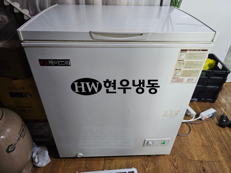  울산쇼케이스수리 (주)케이쓰리냉동쇼케이스 챠징니뿔장착 냉매가스보충충전수리 K3BD150GBC