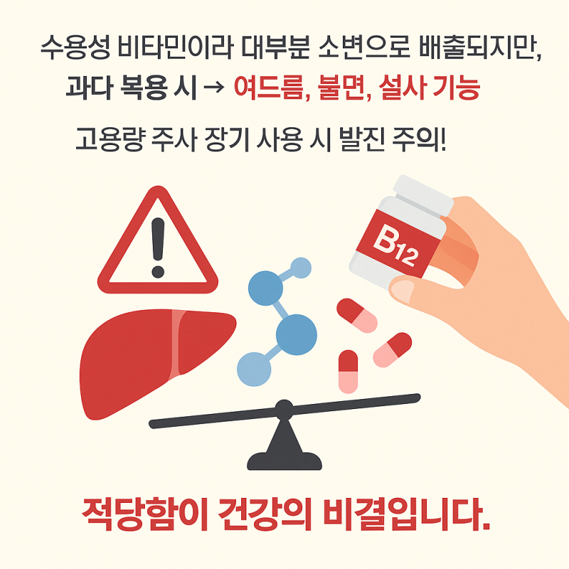 비타민12 효능 권장량 과다 결핍 부작용 비타민B12 많은 음식