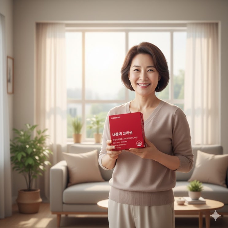  “중년 혈압 걱정 끝! 내 몸에 맞는 코큐텐 영양제 체험기”