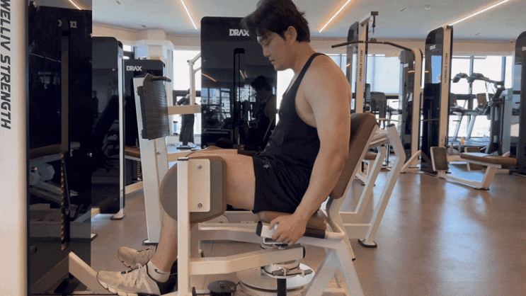  아웃타이 머신 사용법 효과 고관절 외측 엉덩이 허벅지 바깥쪽 근육 키우는 운동 자세 배우기