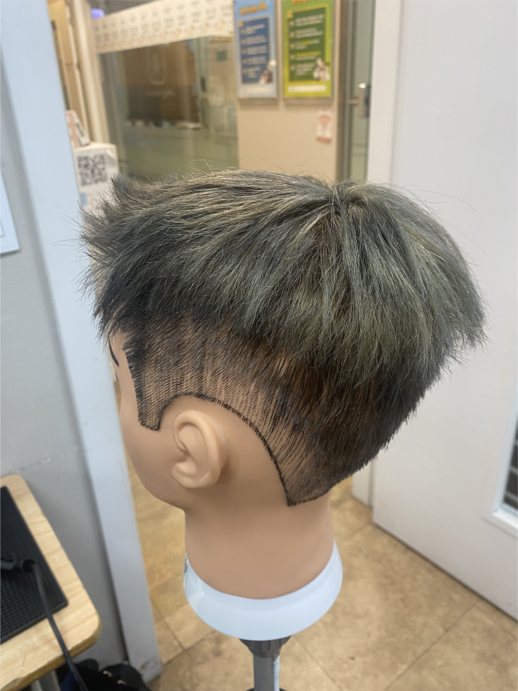  카키색 염색