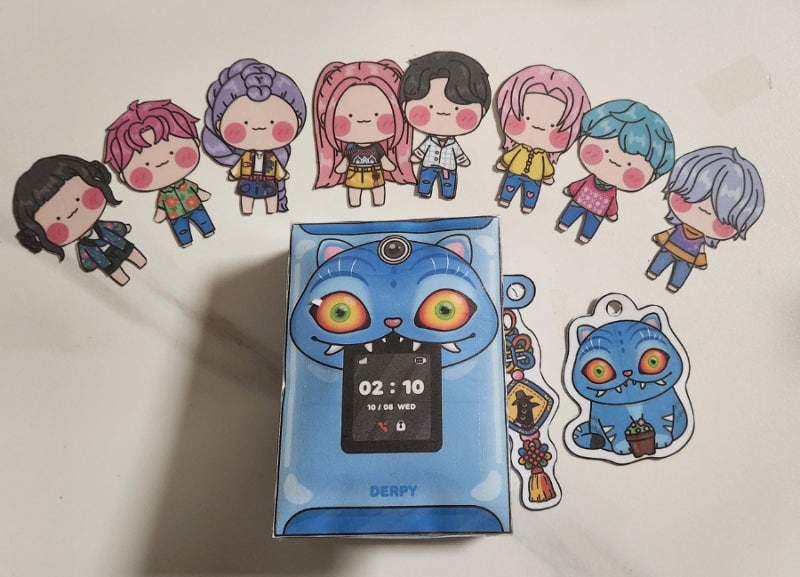 소워니놀이터 케이팝 데몬헌터스 코디북 더피 핸드폰 스퀴시북 만들기 무료도안