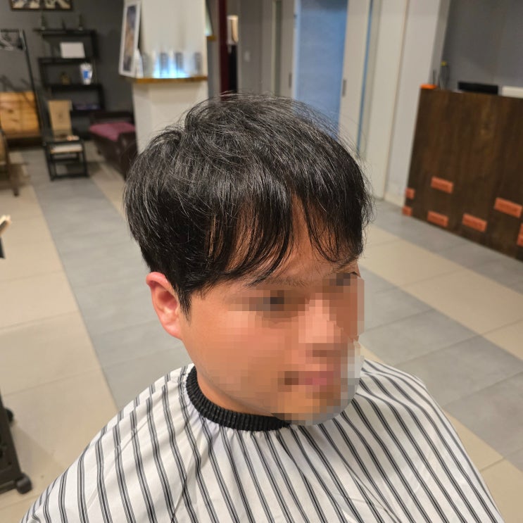  남자머리잘하는곳, 모란남자머리,성남남자머리,모란역미용실,시스루댄디컷