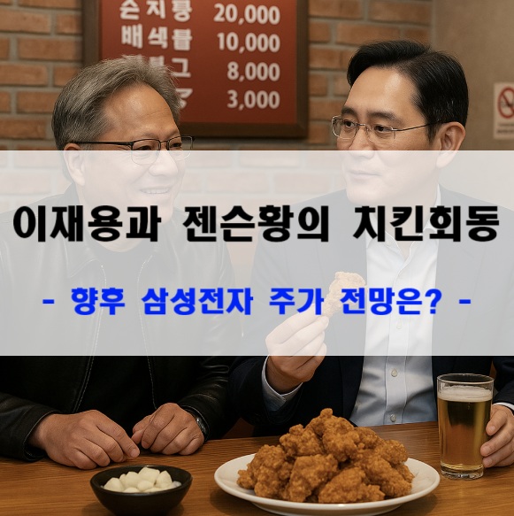 [주식] <b>젠슨 황</b>과 이재용의 ‘<b>치맥 회동</b>’ (삼성전자에 던진 한... 