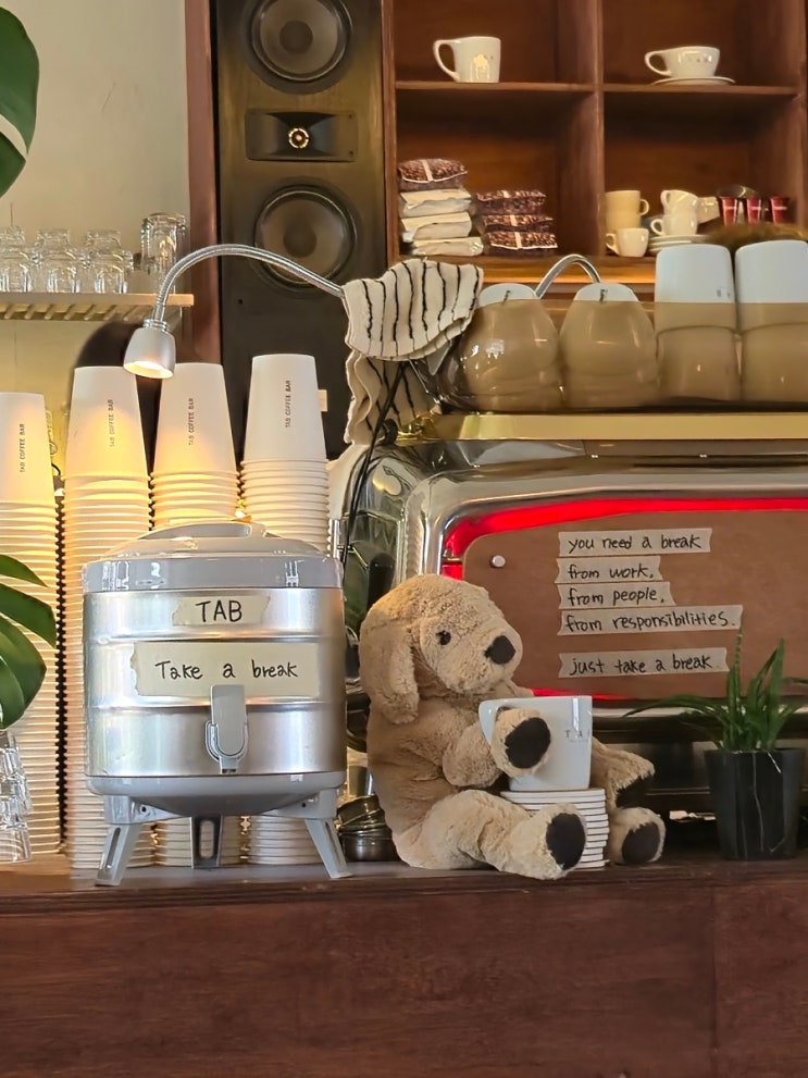  [탭 커피&위스키 바] 커피가 맛있는 구리 이문안호수공원 카페 TAB coffee bar