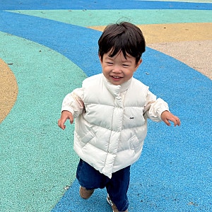 내돈내산 아워 패딩조끼 사이즈 팁 및 착용샷, 아워 사이즈표 공유