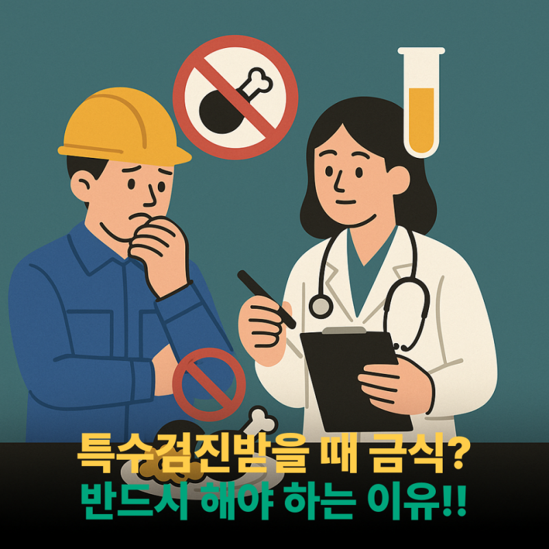 특수건강검진 금식, 꼭 해야할까?…반드시 해야하는 이유