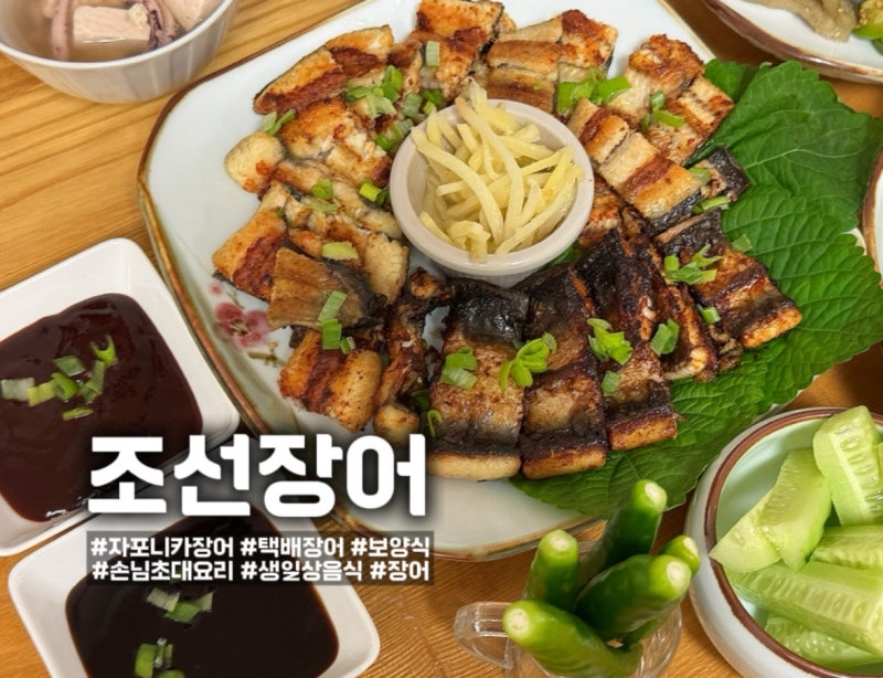 조선장어 택배 집에서 자포니카 장어구이 장어굽는법