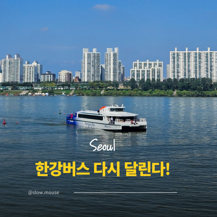  1달 만에 돌아온 한강버스, 뭐가 달라졌을까?