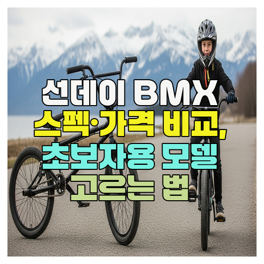  선데이 BMX 스펙·가격 비교, 초보자용 모델 고르는 법