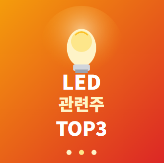  LED 관련주 · 대장주 TOP3 : 조명 혁명의 투자 수혜 기회 