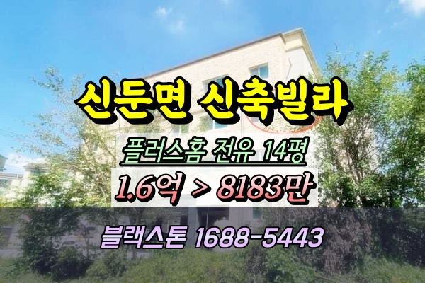  이천시 신둔면 신축빌라 경매 플러스홈