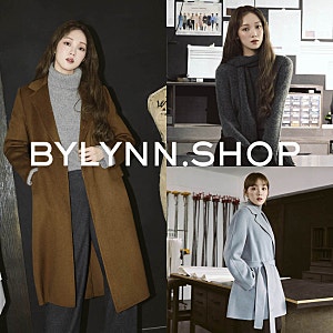 바이린샵 라인어디션 고급스러운 이성경 겨울신상 연예인코트