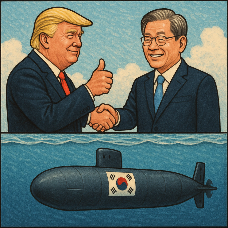 한국 <b>핵잠수함 건조</b> 전격 승인…건조는 미국 필리... 