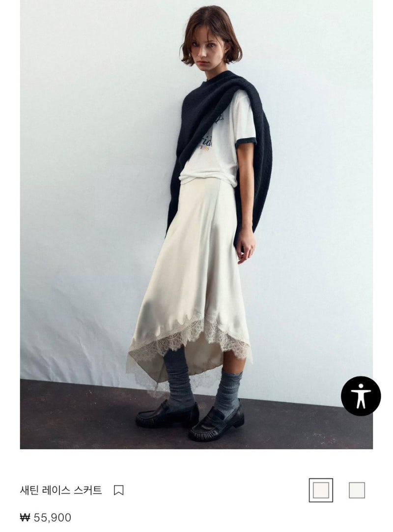 자라 ZARA 신제품 추천! 니트에 레이어드하기 좋은 레이스 캐미솔 새틴 스커트 원피스 모음