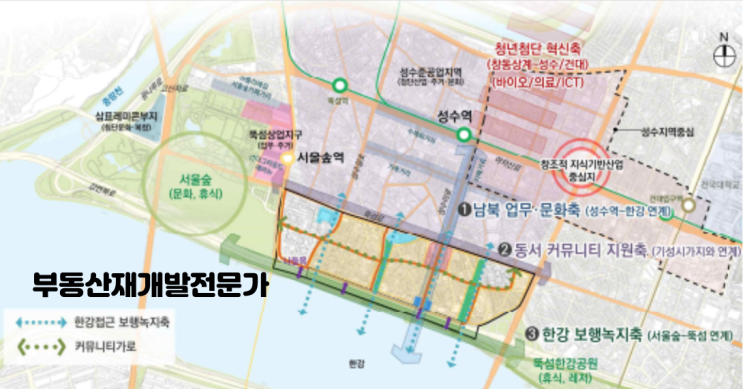  성수1,2,3,4지구 투자지역으로 부각되는 핵심 요인