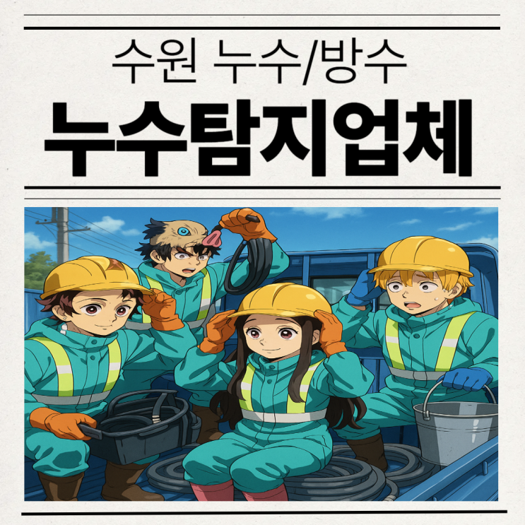  수원 아파트 누수탐지업체  영통구, 매탄동 온수, 배관에 물이 샌다면 공사 해결!
