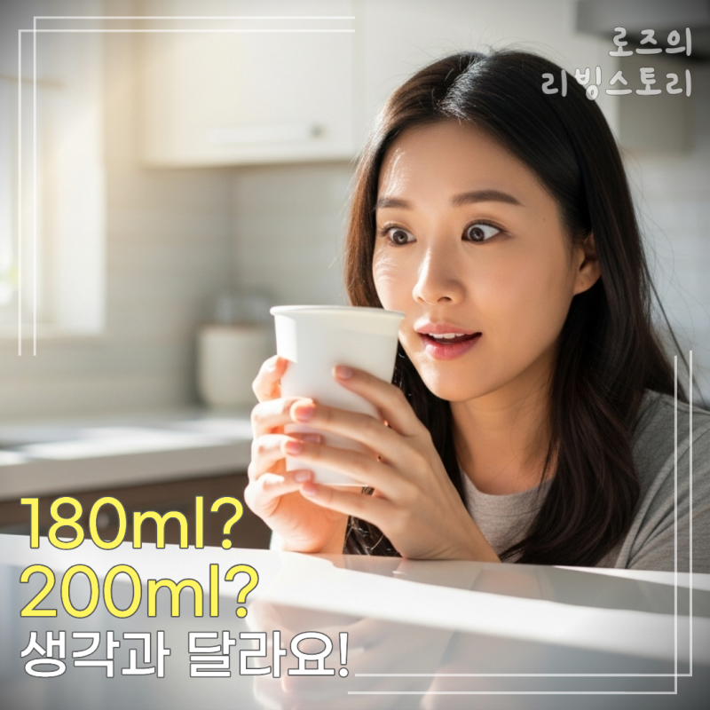 종이컵 ml 몇 일까? ‘생각보다 달라서’ 놀랐어요