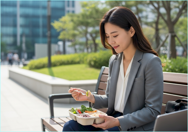  ‘혼웰식’과 ‘밀프렙’에 열광하는 사람들. 잘나가는 그들의 인생은 왜 이토록 단순할까요? (2026년 식문화 트렌드 분석)