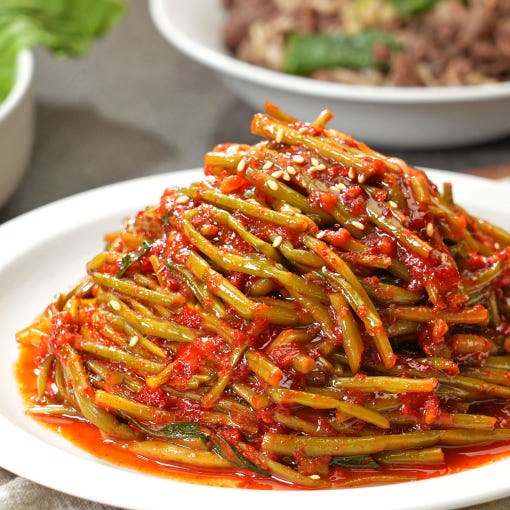 셰프애찬 제철 별미 김치 국산 고구마줄기 고구마순 김치 1kg: 아삭함의 진수, 전국민 입맛 저....