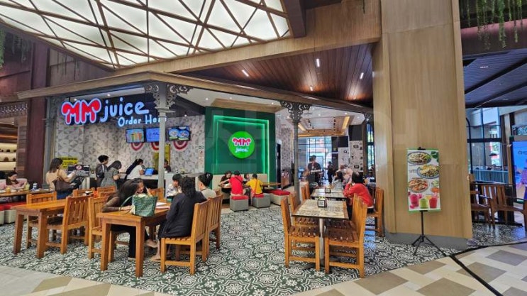  MM Juice Living World – 발리 리빙월드몰 건강 주스·식사 카페
