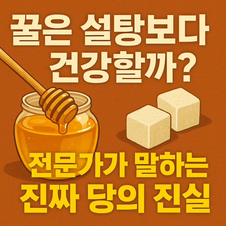   단맛 내려 넣은 꿀, 과연 설탕보다 더 좋을까?: 천연 감미료의 진실과 건강하게 단맛 즐기는 법