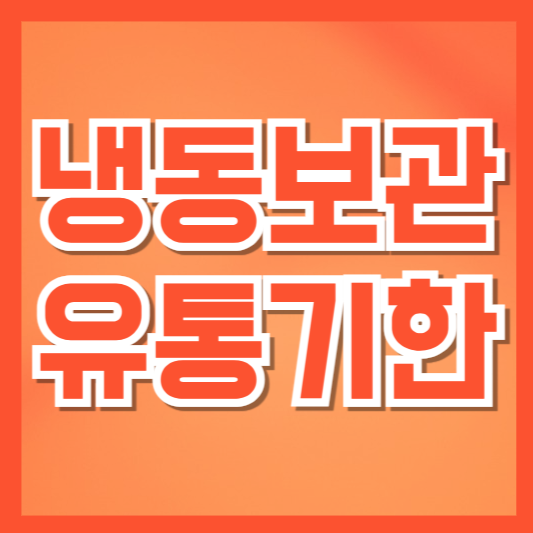  냉동 보관 유통기한, 식품별 안전기준과 오래 보관하는 법 총정리