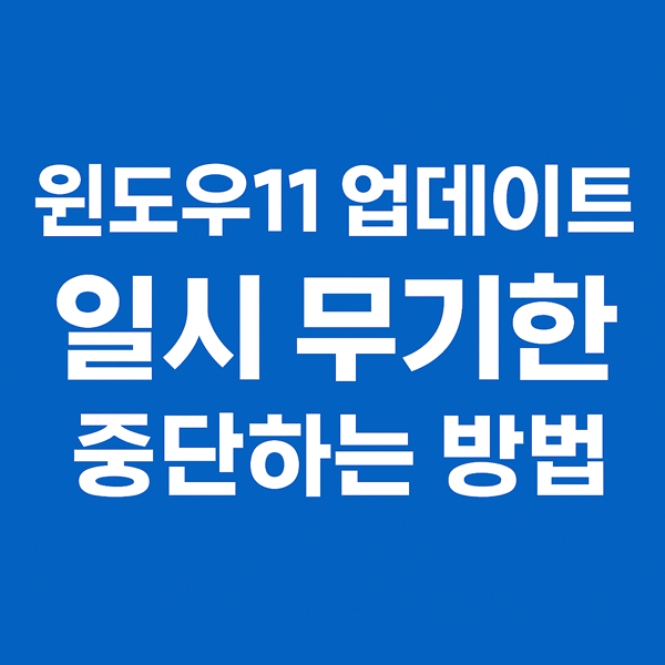  윈도우11업데이트가 느릴 때, 인터넷 사용량 제어하는 레지스트리 설정 방법
