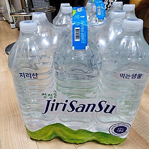 ECO 무라벨 생수 2L 추천, 청정골 지리산수