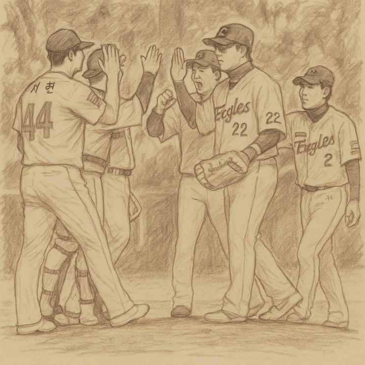 한화의 <b>준우승</b>, 그리고 중3 딸과 함께한 우리 집의 가을야구... 