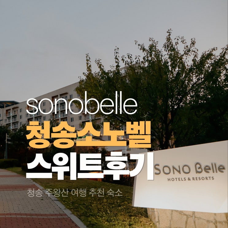  주왕산 청송 소노벨 리조트 스위트 객실 솔샘 온천 후기