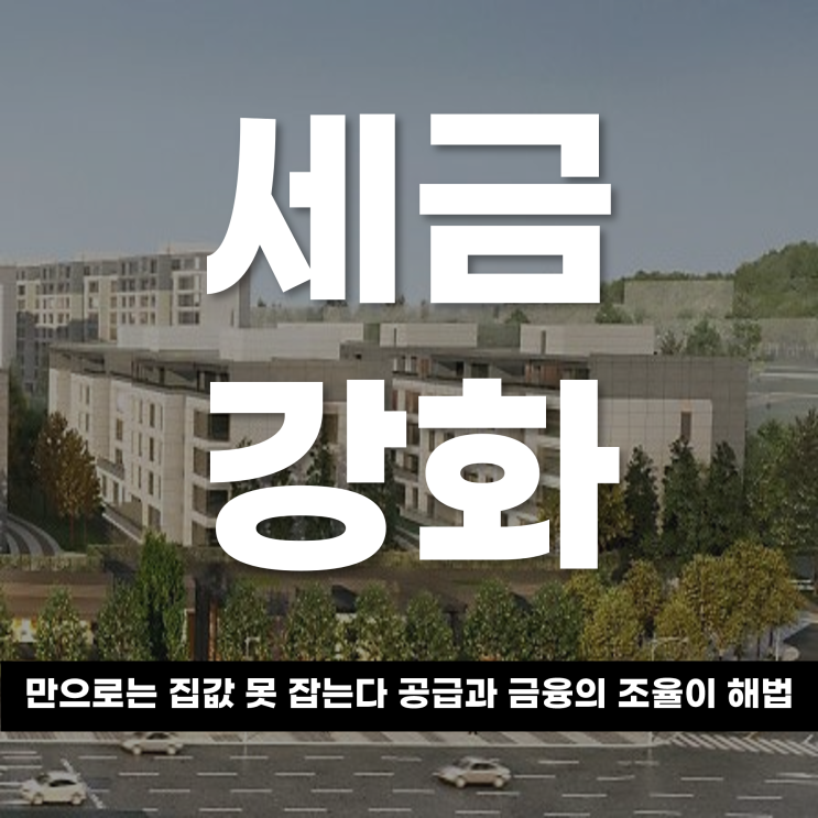  세금 강화만으로는 집값 못 잡는다 공급·금융과의 조율이 해법이다