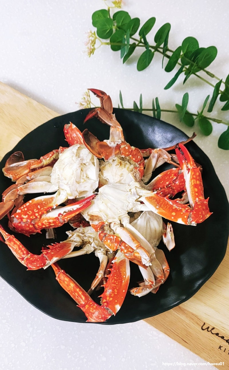 생물 꽃게 맛있게 찌는법 가을꽃게 손질법 꽃게찜 비린내 없이 찌는 시간
