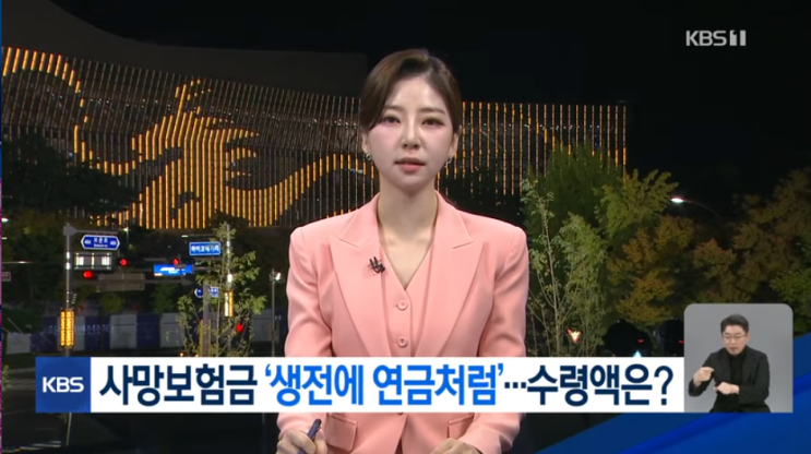 사망보험금 연금화 시작, ‘월 10만 원’ 연금 흥행할까 [KBS뉴스]