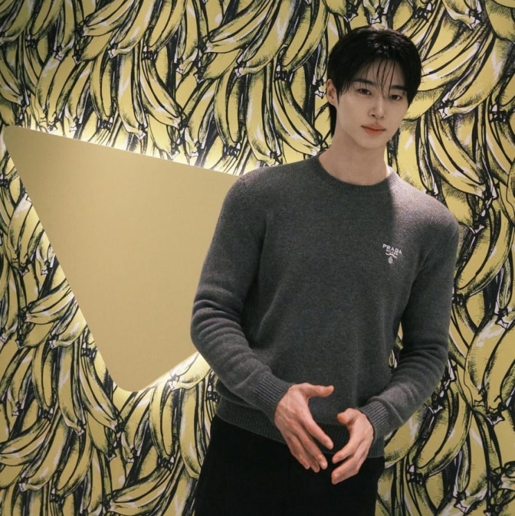  변우석 프라다 캐시미어 니트, 올겨울 남친룩 끝판왕