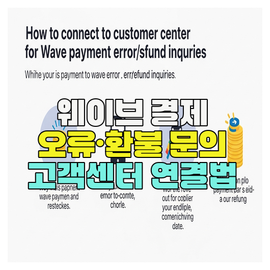  웨이브 결제 오류·환불 문의 고객센터 연결법